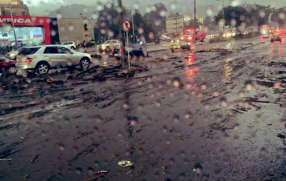 Lluvia para combatir la sequía en Bogotá. Imagen tomada de X @ClaudiaLopez