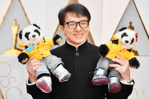 HOLLYWOOD, CA - FEBRUARY 26: Actor Jackie Chan attends the 89th Annual Academy Awards at Hollywood & Highland Center on February 26, 2017 in Hollywood, California. (Photo by Frazer Harrison/Getty Images)