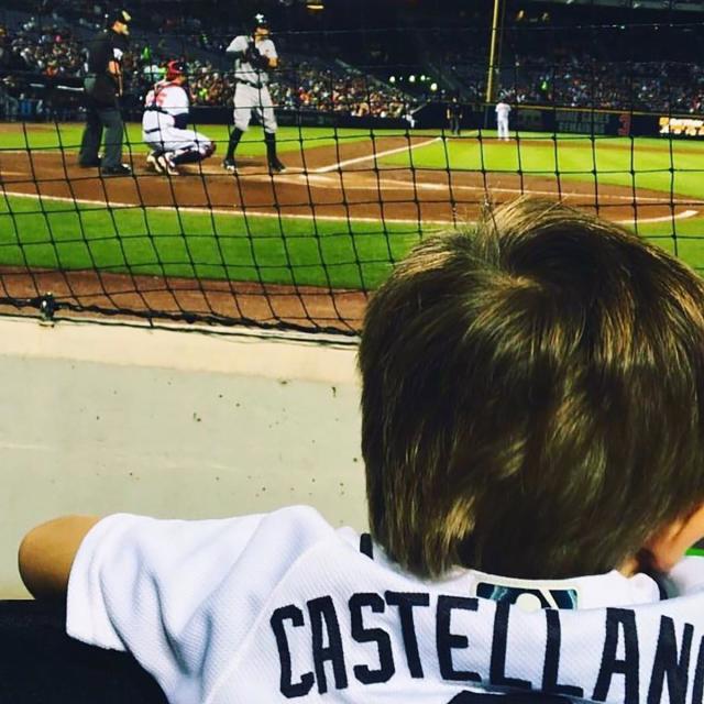 Nick Castellanos's NLCS Game 1 Home Run Was Such a Special Moment for His  Son, Liam