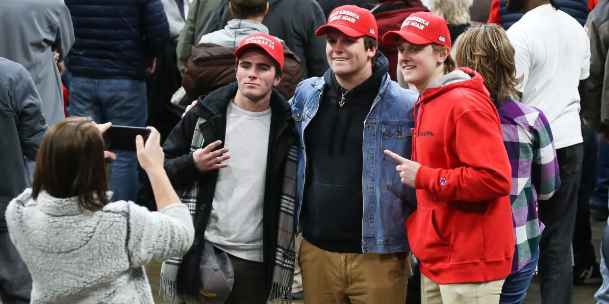 young trump supporters