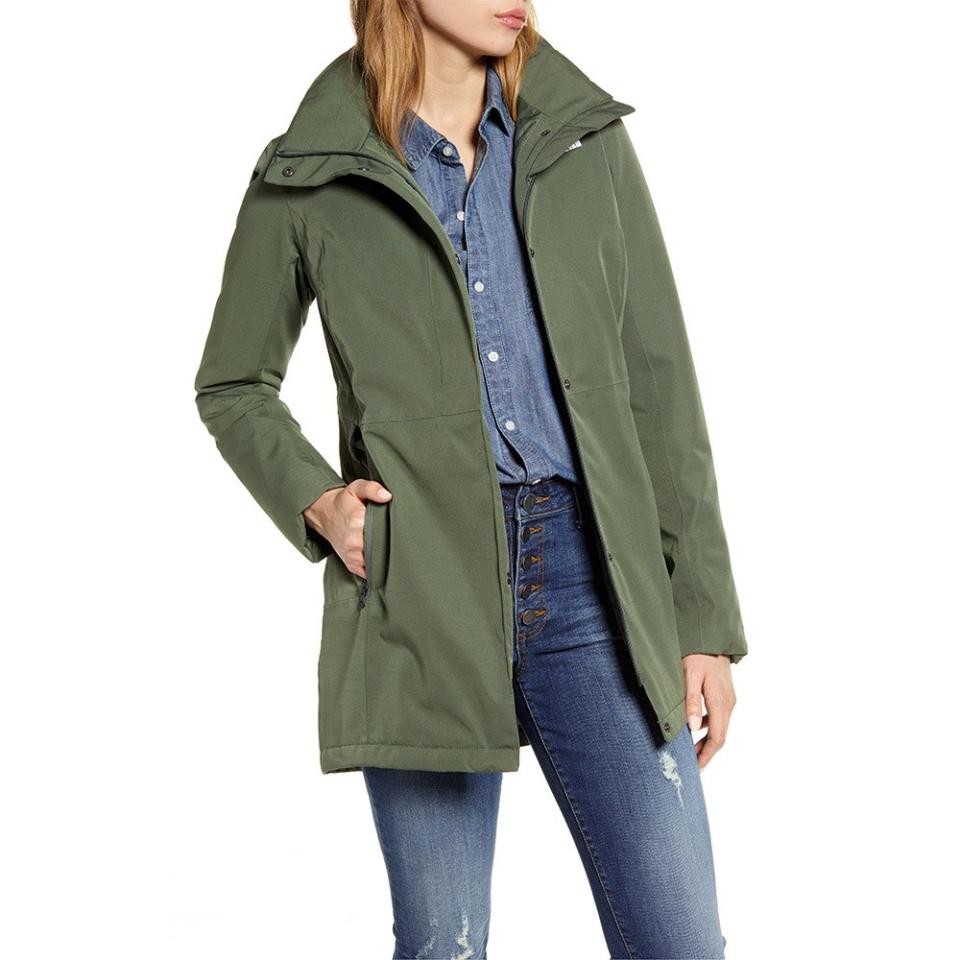 The North Face Ancha Hooded Waterproof Parka, $149