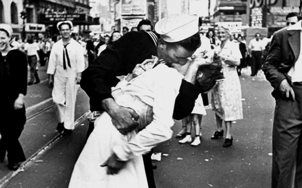 This picture became an emblem of hope after the Second World War ended - Getty Images Fee