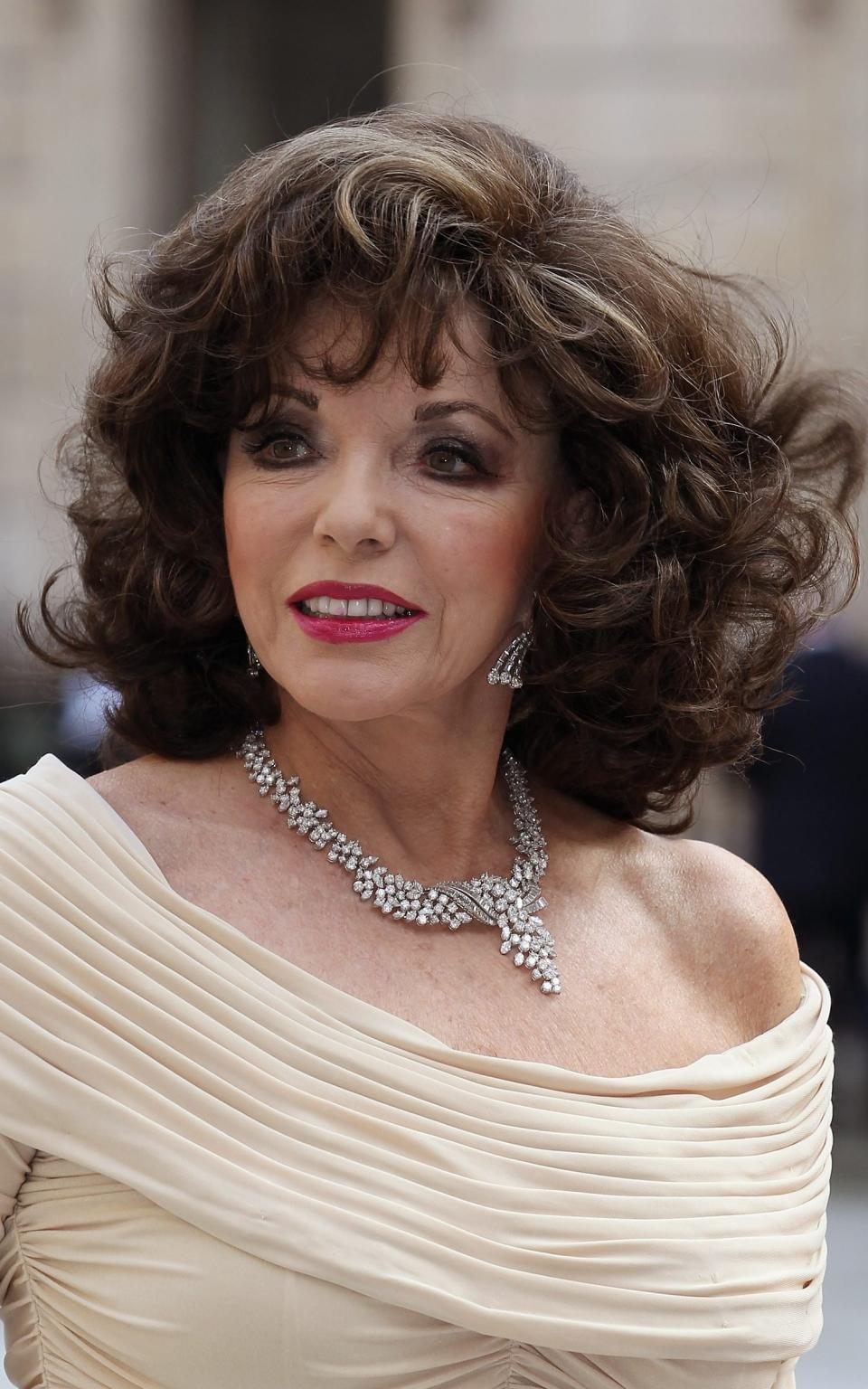 Joan Collins jewellery - Dan Kitwood/Getty Images