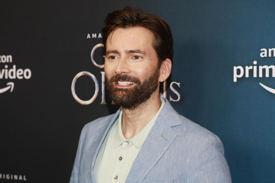 David Tennant attends the premiere of Amazon Prime Video's "Good Omens" at the Whitby Hotel on Thursday, May 23, 2019, in New York. (Photo by Andy Kropa/Invision/AP)