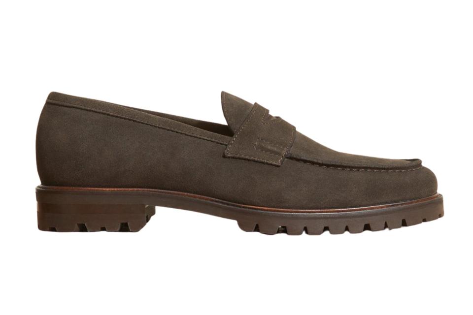 Jack Erwin Carmine Lug Sole penny loafer (was $195, now 20% off)