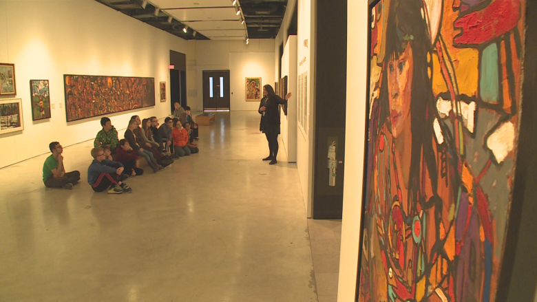 Indigenous art tour sparks complex conversations between students and parents