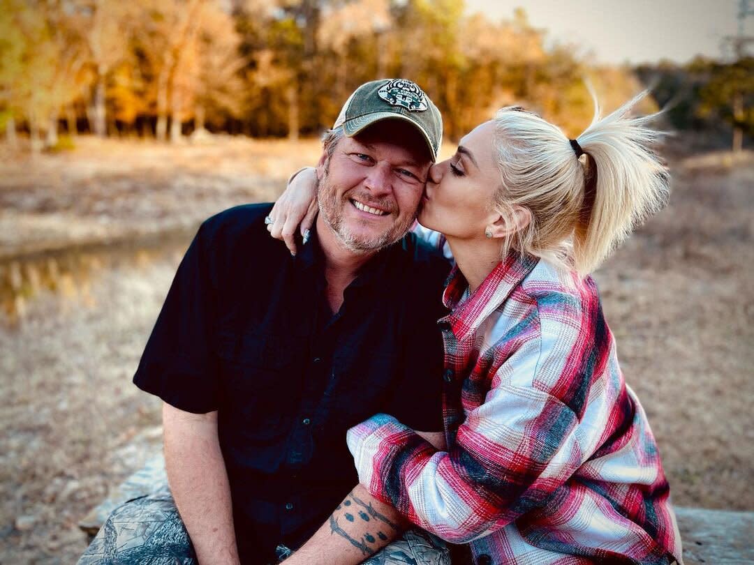 Gwen Stefani and Blake Shelton