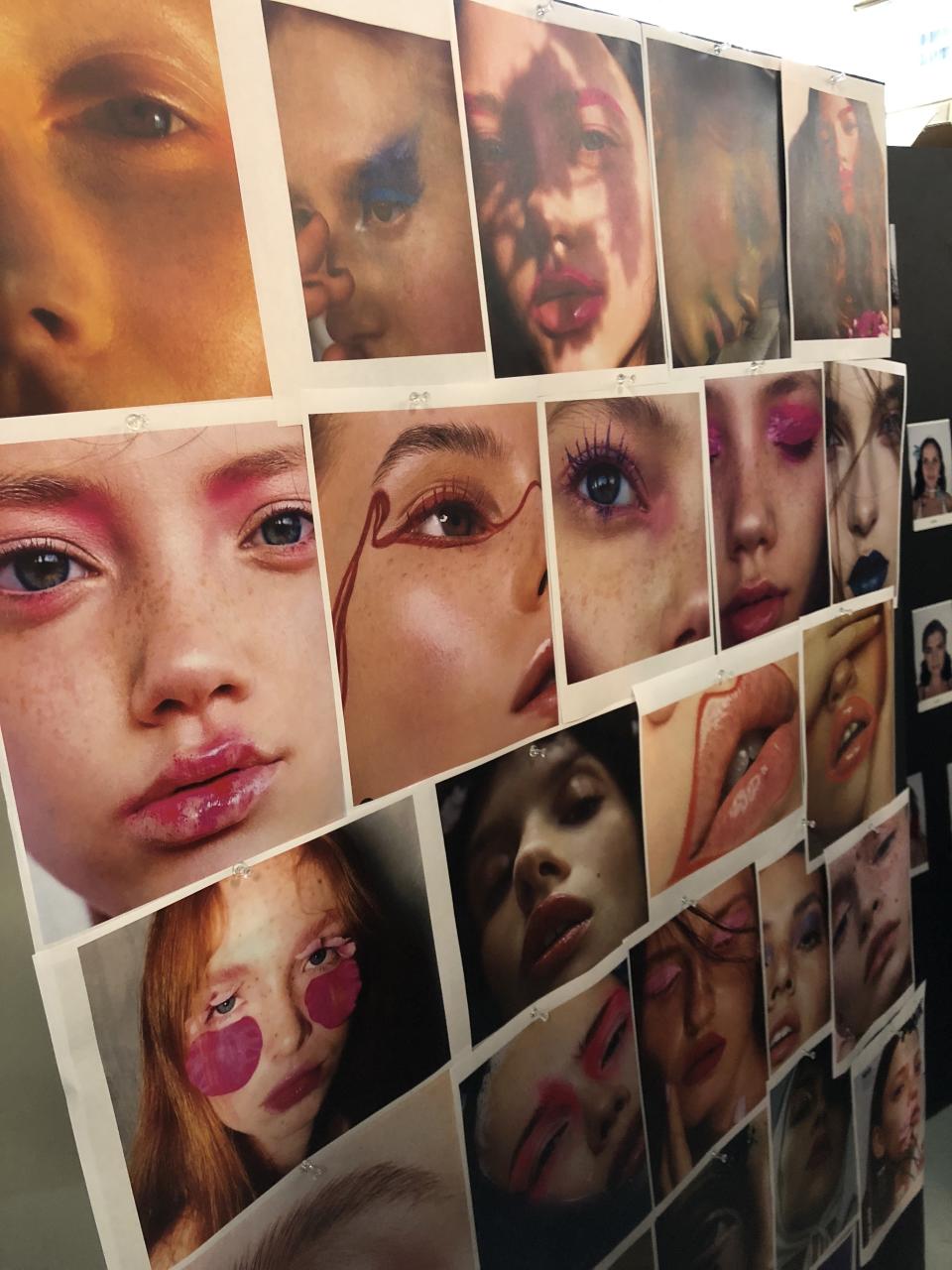 The mood board backstage