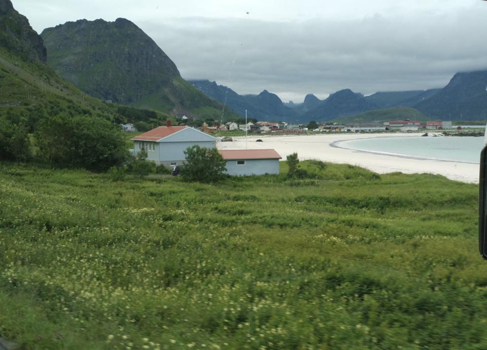 Certainly the coldest beach to make this list, Lofoten's white sand crescent is no less scenic for abutting the frigid waters that lap Norway's frozen north. As with many beaches in the Lofoten Islands and in other arctic archipelagoes, the beach here looks paint-by-numbers Caribbean. The water is turquoise and the sand a whiter shade of pale. The backdrop, however, is all fjordland drama and pickled herring. Visitors come here from the mainland on the ferry to enjoy the pristine beauty. They do not generally go swimming. 