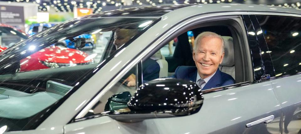 'American manufacturing is back': Biden says the US will 'own' the future automobile market thanks to his 'Investing in America' agenda — but here's how things stand now