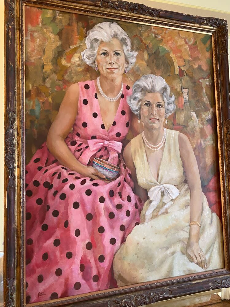 A portrait of twin sisters Rowena Willis and Roberta McCain | Courtesy of Greta Van Susteren