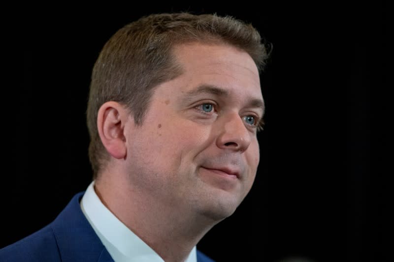Leader of Canada's Conservatives campaigns in Toronto