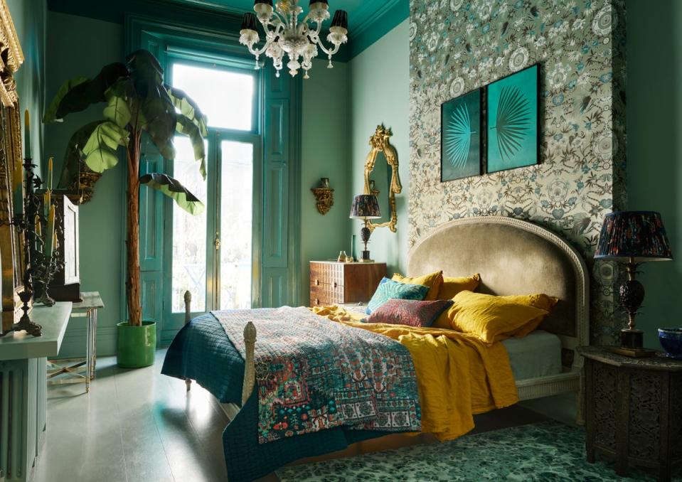 Green is a calming colour for bedrooms (Damian Russell)