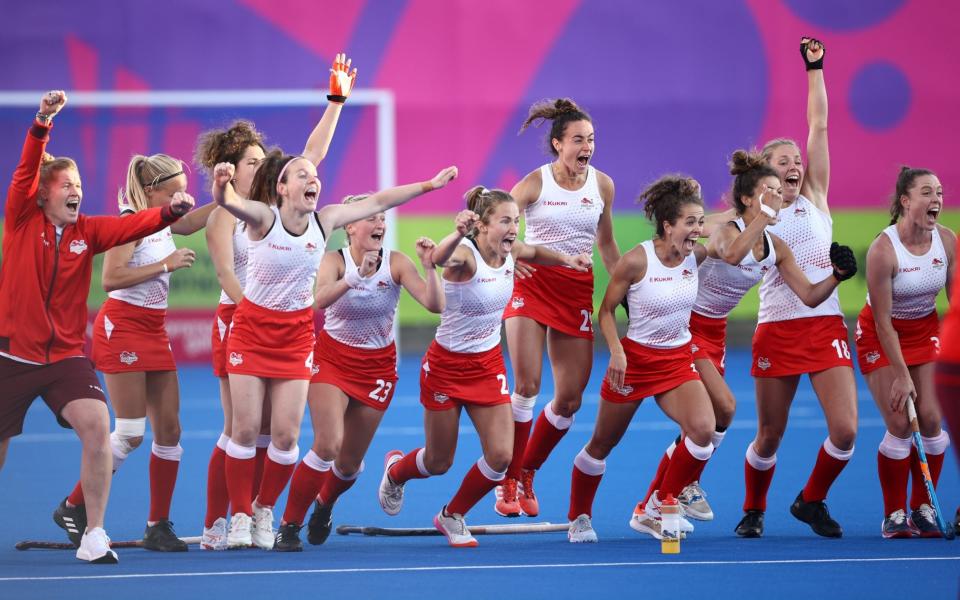 England beat New Zealand to keep dream of first Commonwealth hockey gold alive - GETTY IMAGES