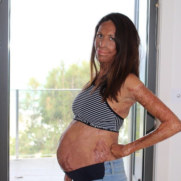 She’s been sharing her motherhood journey on Instagram, including incredible shots of her pregnancy. Source: Instagram/TuriaPitt