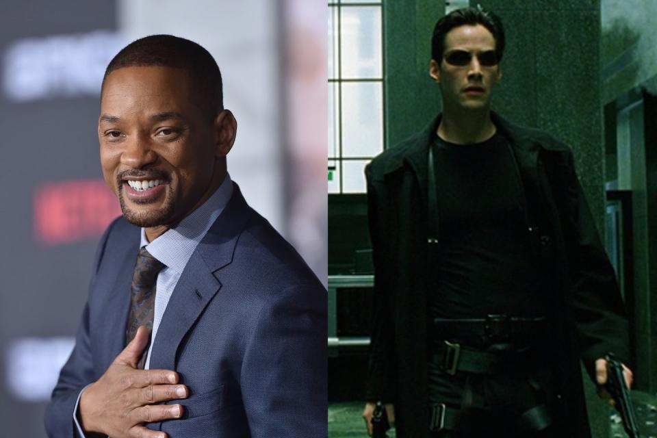 Will Smith – Neo (Keanu Reeves) in <i>The Matrix</i>