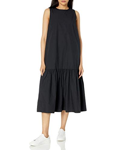 The Drop Women's Ilana Sleeveless Wide Hem Maxi Dress, Black, M (AMAZON)