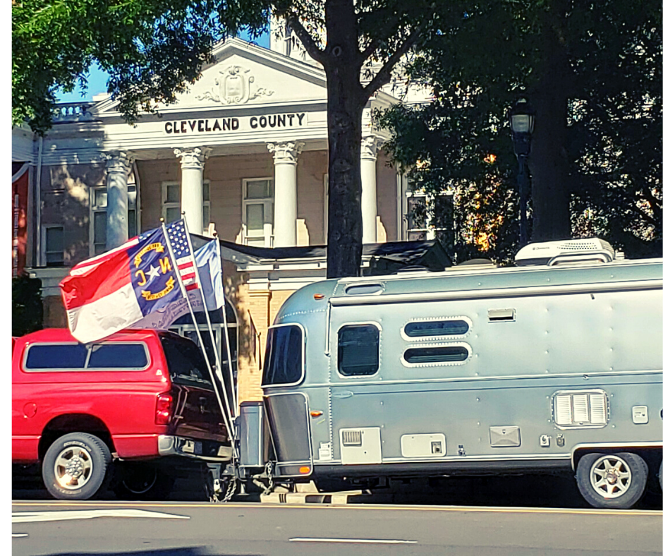 Airstream trailers will be on display in uptown Shelby this weekend.