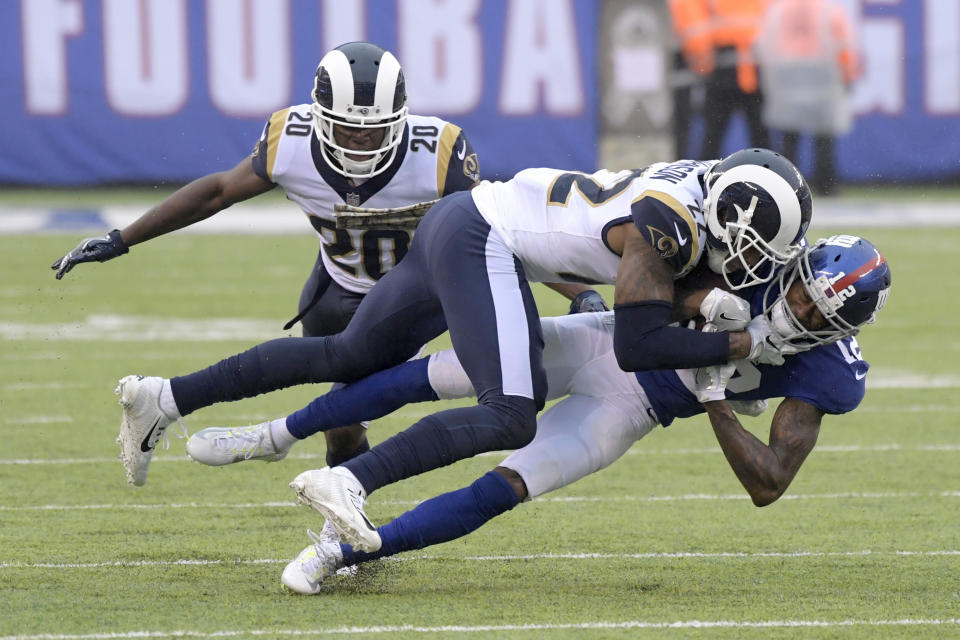 Trumaine Johnson is reportedly leaving the Rams to sign with the New York Jets. (AP)