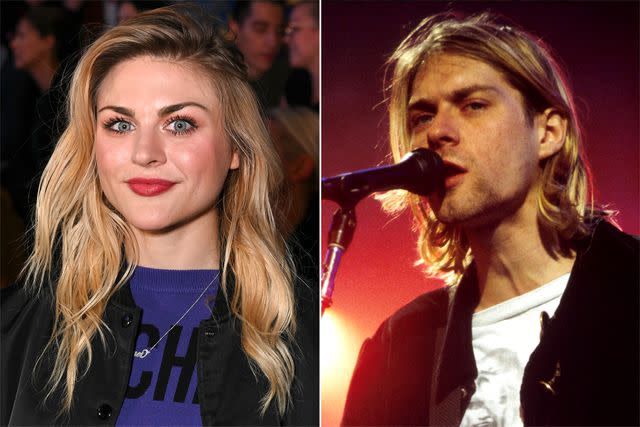 <p>Mike Coppola/Getty; Kevin Mazur/WireImage</p> Frances Bean Cobain, Kurt Cobain