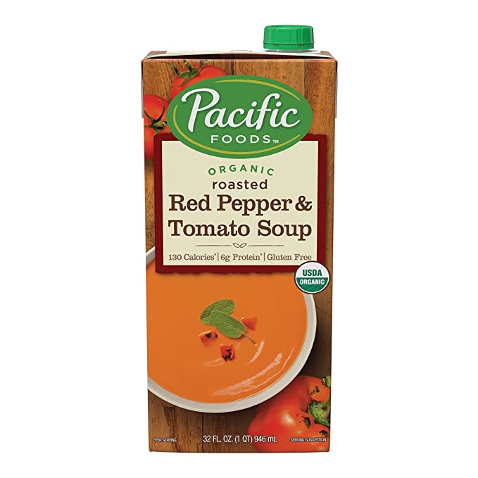 Pacific Foods Organic Roasted Red Pepper & Tomato Soup