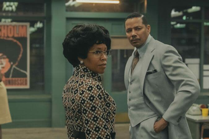 ‘Shirley’ First Look: Regina King In Netflix’s Shirley Chisholm Biopic With Terrence Howard, André Holland And More | Photo: Netflix