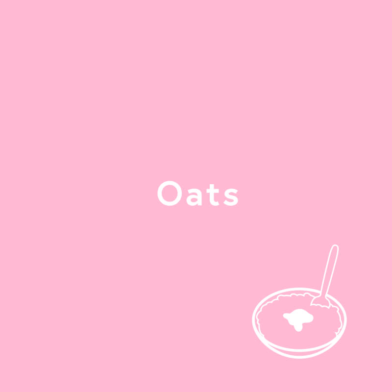 <p>"<span>Oats are complex carbohydrates that are low-glycemic, meaning they won't increase blood pressure," says Nicole. "As a result, they reduce the likelihood of wrinkles and dehydrated skin."</span></p>