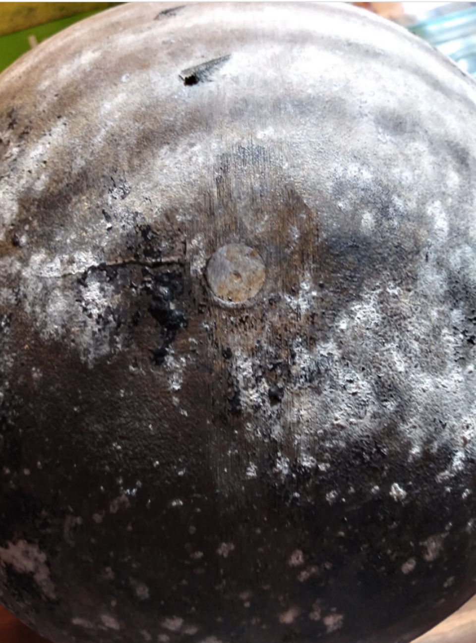 A North Carolina woman thought the mysterious sphere her son found in a marsh ten years ago was a cannonball, but it turned out to be something very unexpected.