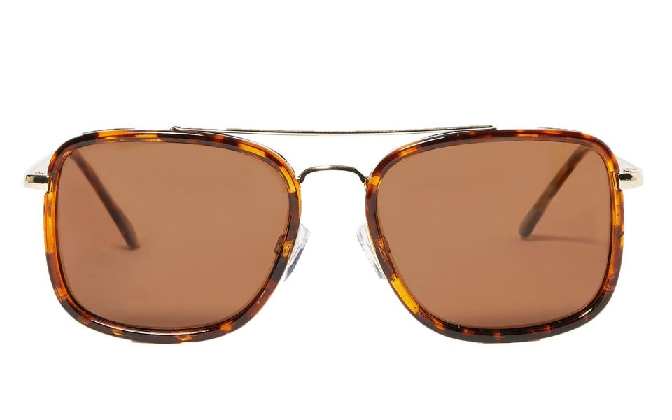 Metal aviator with polarised lenses £19.50 by Marks & Spencer Collection - Marks & Spencer Collection