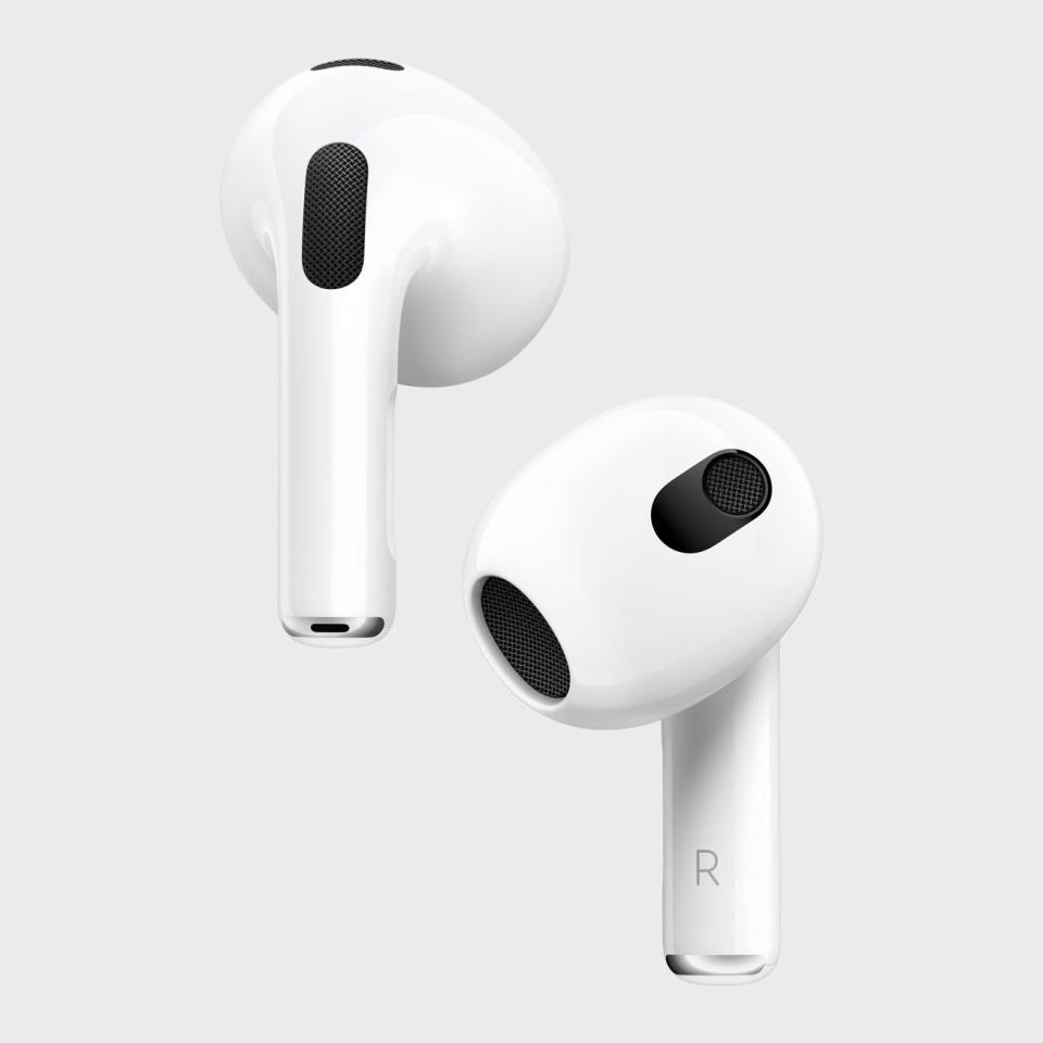 Apple's new third generation AirPods.