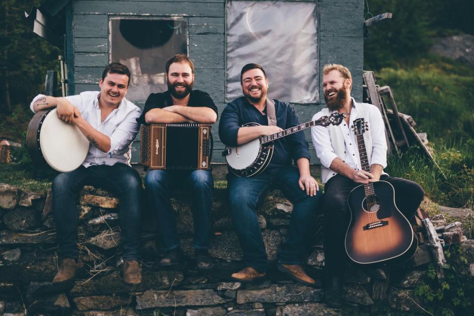 Rum Ragged are (L - R:) Anthony Chafe, Aaron Collis, Michael Boone, and Mark Manning. 