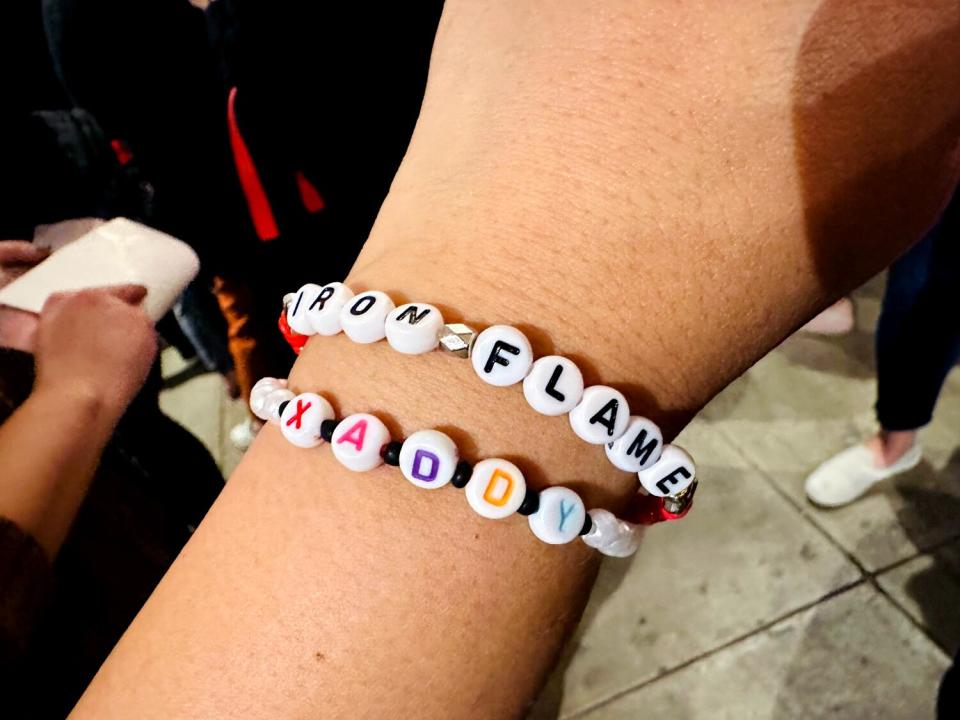 Friendship bracelets inspired by "Fourth Wing" by Rebecca Yarros