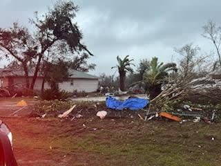 The Bay County Sheriff's Office shared images of storm destruction from the Florida Panhandle.