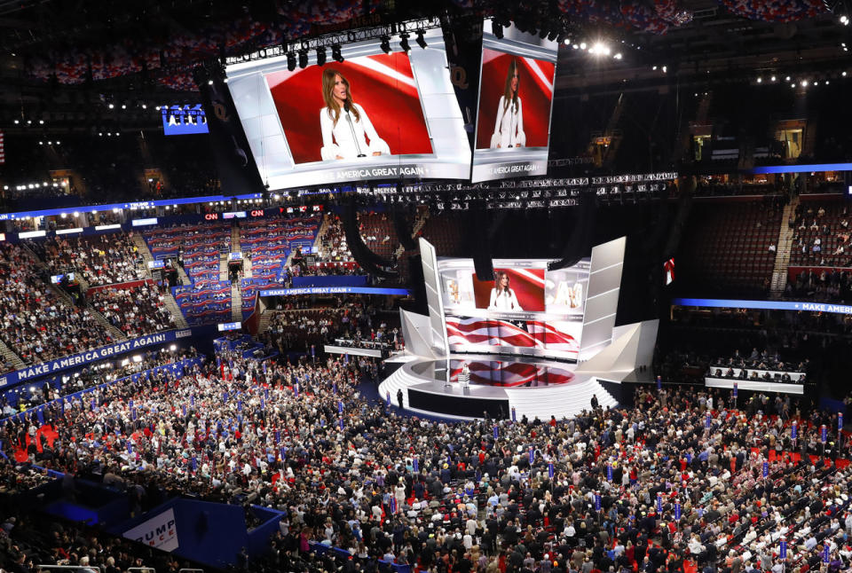 Melania Trump in the convention spotlight