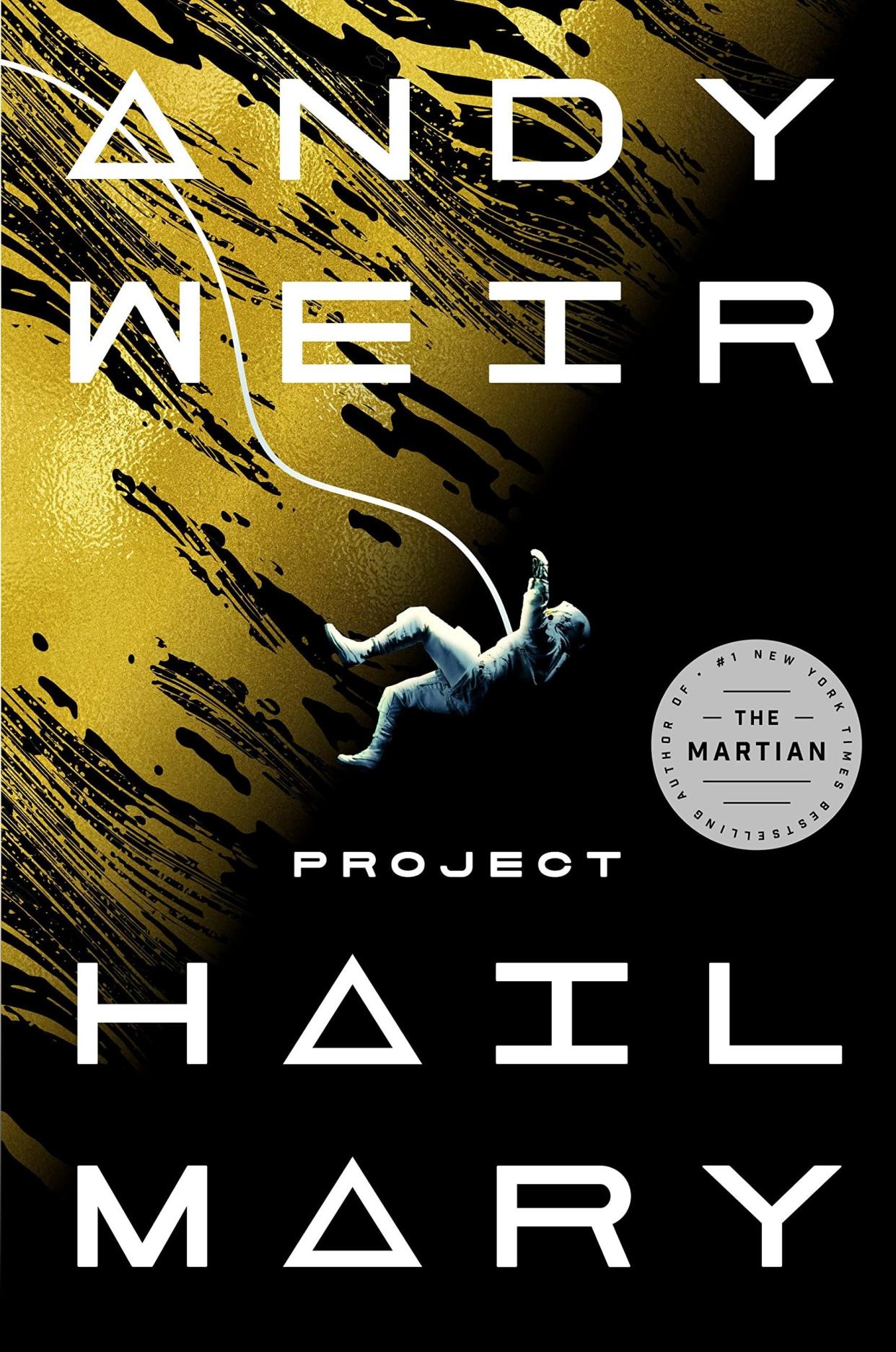 Book cover of "project hail mary"