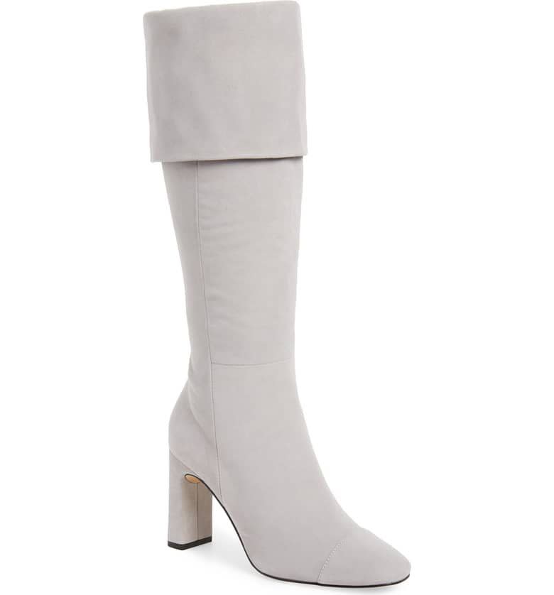 <p><strong>SOMETHING NAVY</strong></p><p>nordstrom.com</p><p><strong>Out of Stock</strong></p><p><a rel="nofollow noopener" href="https://shop.nordstrom.com/s/something-navy-mia-knee-high-boot-women-nordstrom-exclusive/5035957" target="_blank" data-ylk="slk:Shop Now;elm:context_link;itc:0;sec:content-canvas" class="link ">Shop Now</a></p>A streamlined tall boot serves as a casual-chic standby, while the cuff can be unrolled for a striking over-the-knee style. Brought to you by powerhouse blogger Arielle Charnas, Something Navy embodies approachable fashion with a luxe sensibility."/