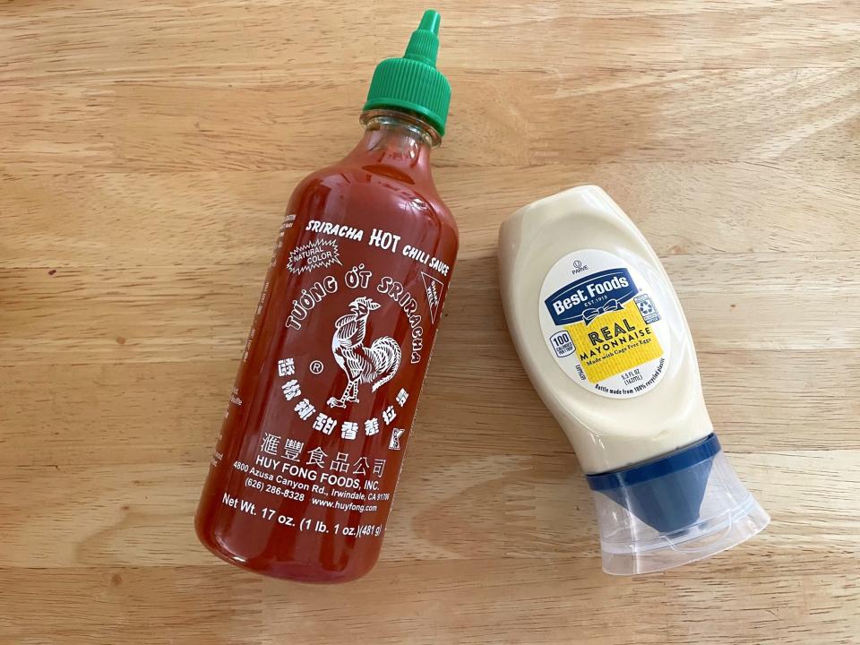 Sauce ingredients for Gordon Ramsay's Burger