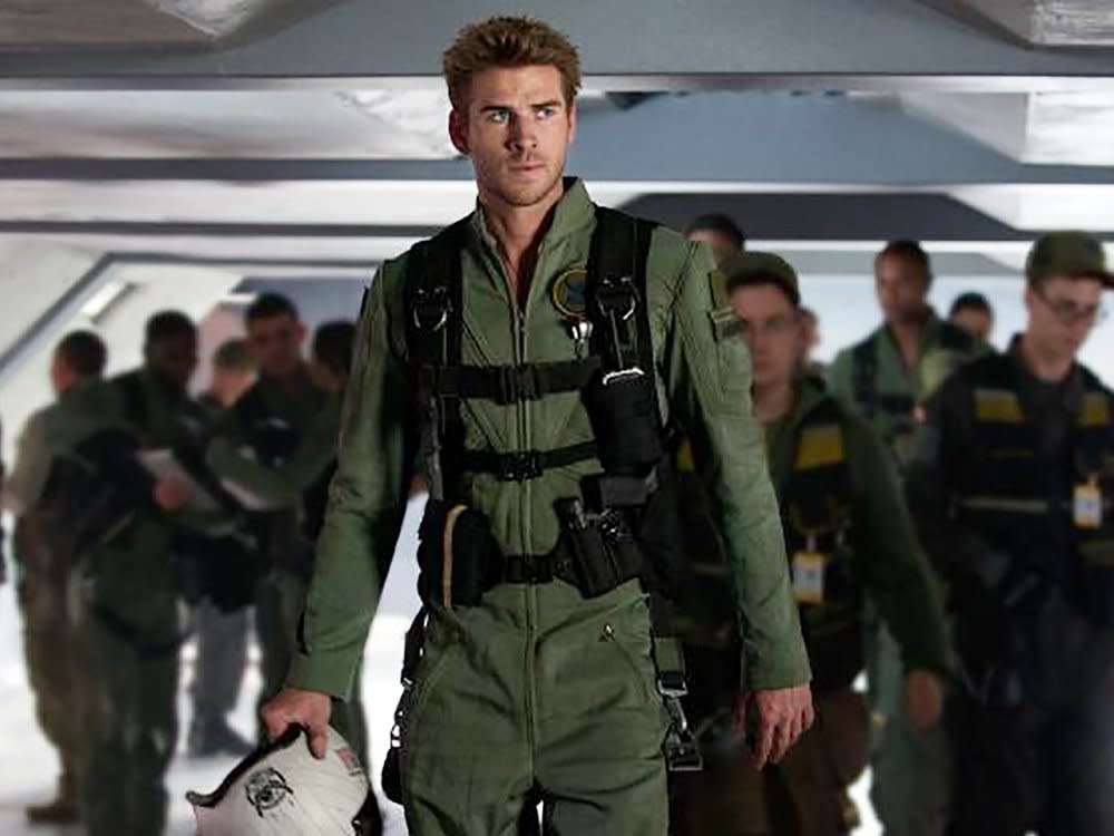 "Independence Day: Wiederkehr": Bei der ersten Alien-Invasion hat Kampfpilot Jake Morrison (Liam Hemsworth) seine Eltern verloren. (Bild: 2016 Twentieth Century Fox Film Corporation. All rights reserved.)