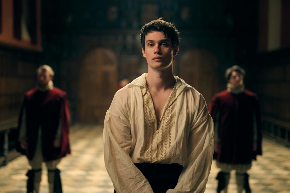 Nicholas Galitzine as George Villiers in "Mary & George."