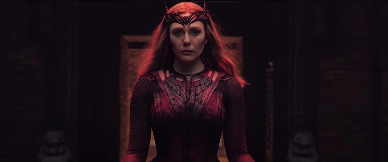 Elizabeth Olsen as Scarlet Witch in "Doctor Strange in the Multiverse of Madness."