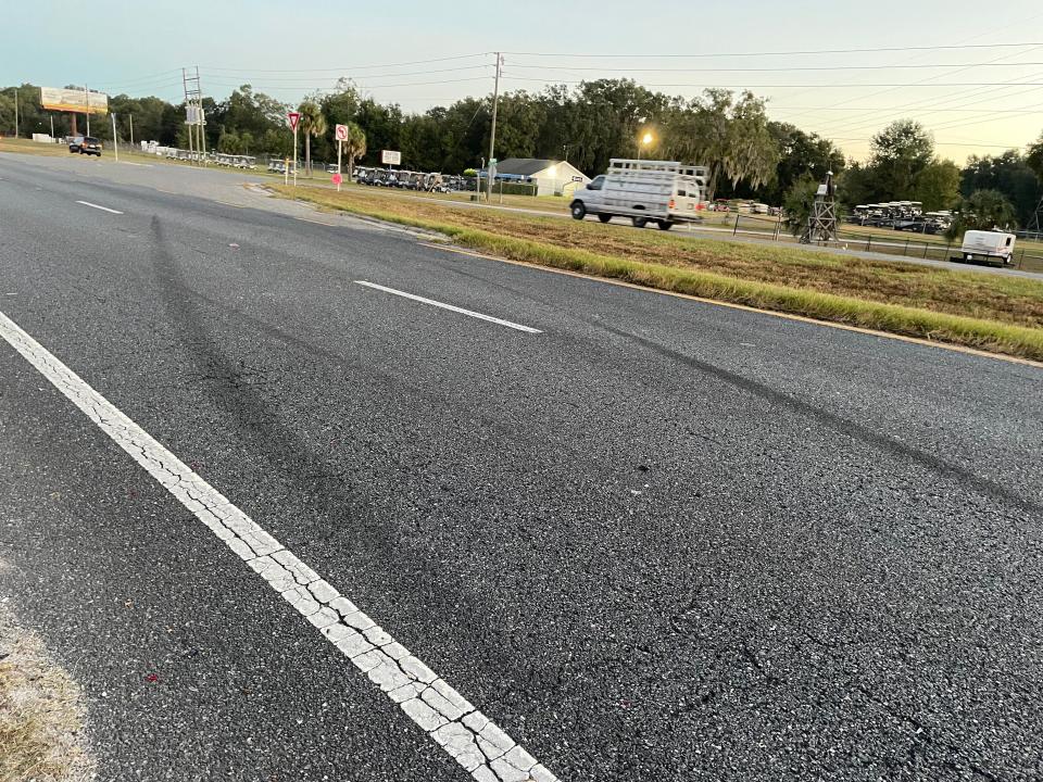 A picture of the Belleview crash that killed one person and injured two others in October 2022.