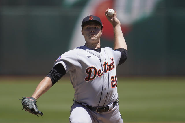 Skubal goes 7, Schoop has 2 RBI in Tigers shutout of Twins