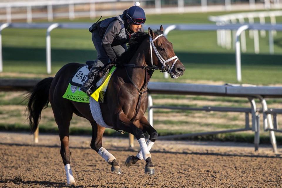 Kingsbarns, a 12-1 shot on the morning line trained by Todd Pletcher, is the second-most expensive horse in Saturday’s Kentucky Derby.