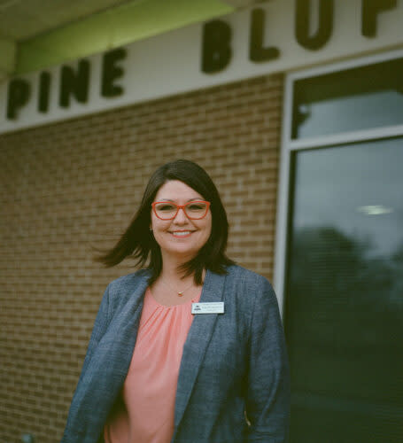 In February, the Pine Bluff school board awarded Jennifer Barbaree a new three-year contract. The state appointed her interim superintendent in January 2023. (Marianna McMurdock/The 74)