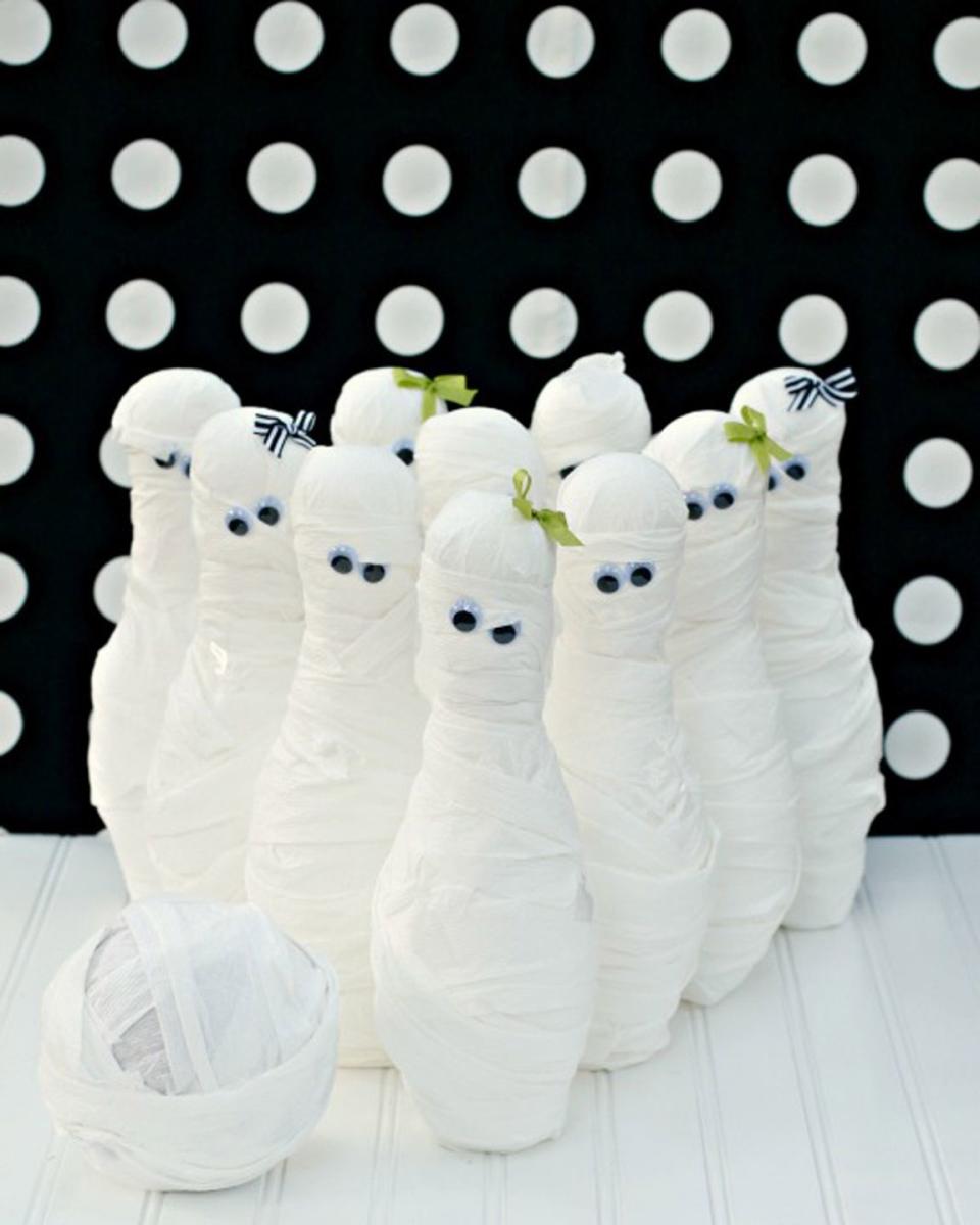 Roll a Strike in Mummy Bowling