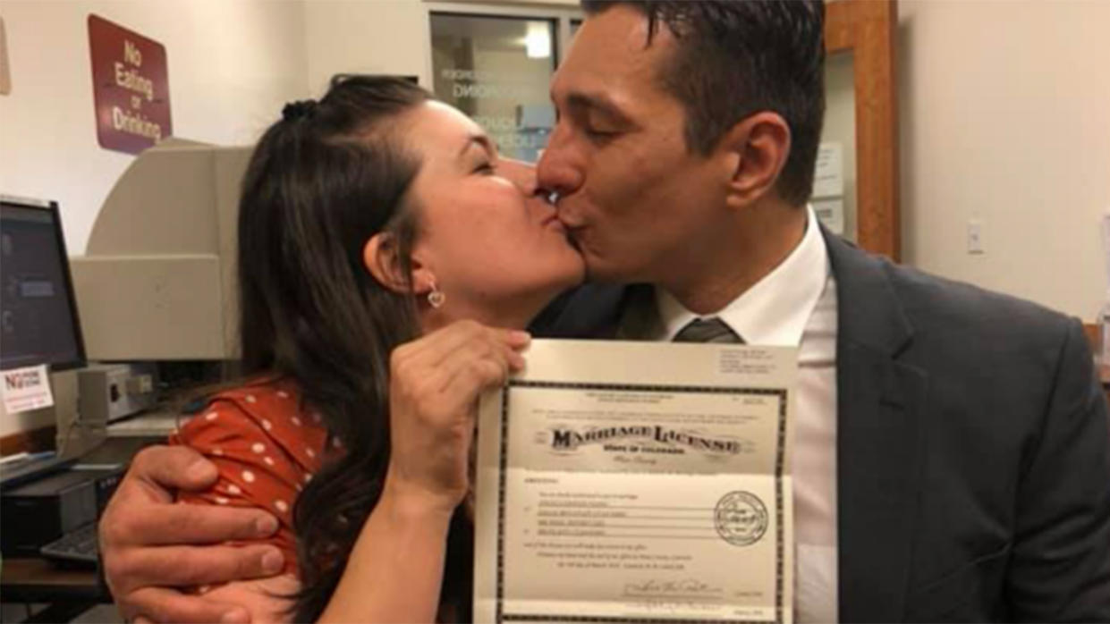 A set of first cousins in Utah are petitioning to change the state’s marriage laws after having to drive to Colorado in order to tie the knot. Source: Facebook/The Michael and Angie Foundation