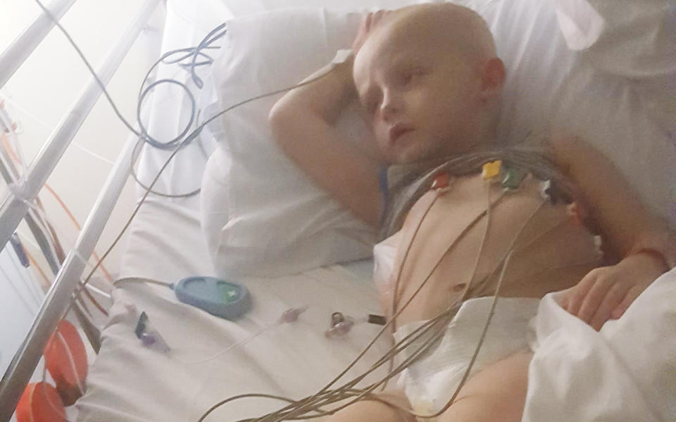 Josh’s mum said there is nothing more doctors can do for the brave five-year-old. Image: Supplied