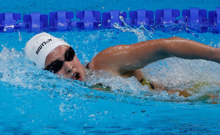 Delfina Pignatiello logró dos medallas de plata en Buenos Aires 2018 y fue una de las atletas que también compitió en Tokio 2020