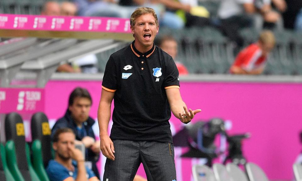 Julian Nagelsmann’s demanding and imaginative coaching style has raised Hoffenheim from the brink of relegation to the Champions League play-offs.