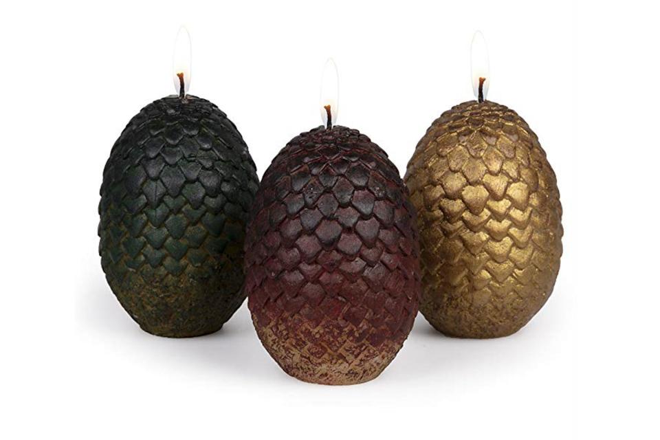 Game of Thrones Sculpted Dragon Egg Candles